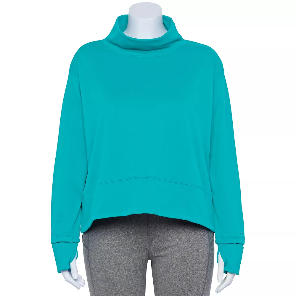 Plus Size Tek Gear® Run Mockneck Long Sleeve Top - Image 5