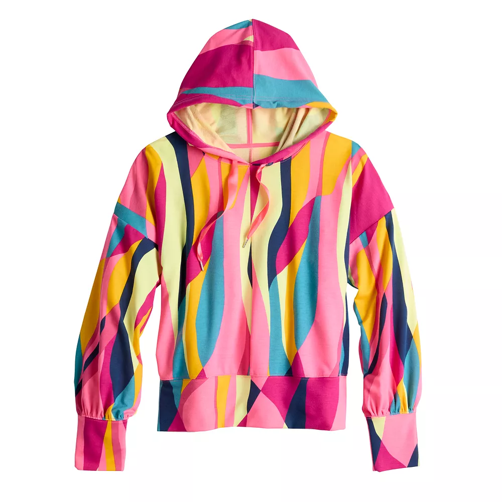 Women's Tek Gear® French-Terry Cropped Hoodie - Image 7