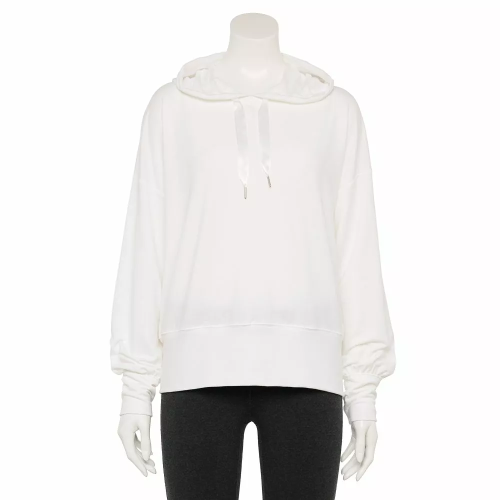 Women's Tek Gear® French-Terry Cropped Hoodie - Image 4